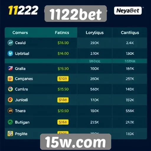 Comparação de métodos de pagamento na 1122bet